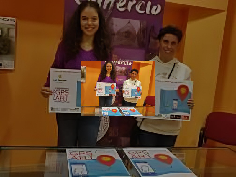 imagen Sara López y Elisabel Pascua ganan el concurso GPS Art de la Feria de Movilidad Sostenible de Palencia