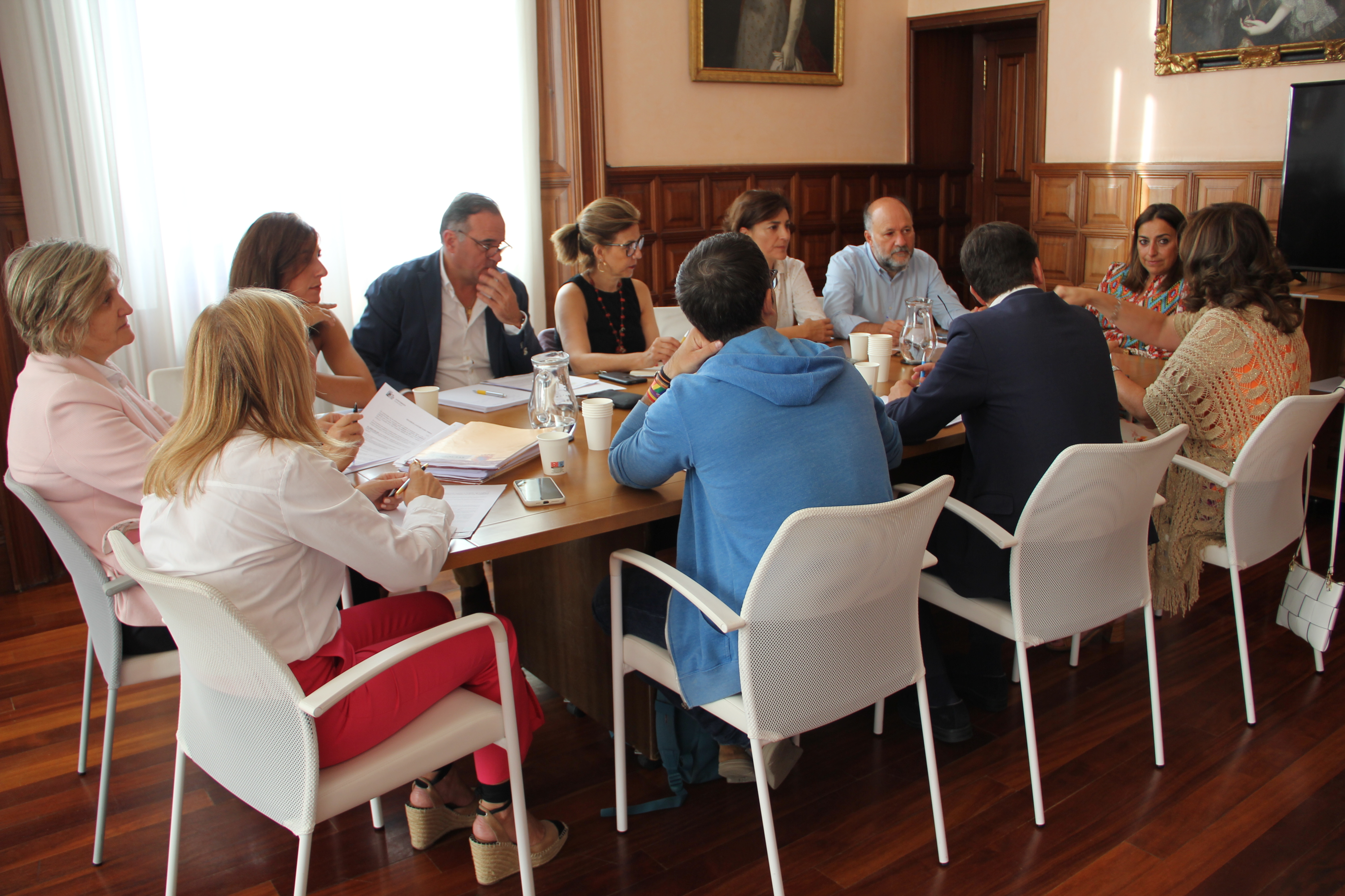 Un momento de la Junta de Gobierno Local celebrada esta mañana. 