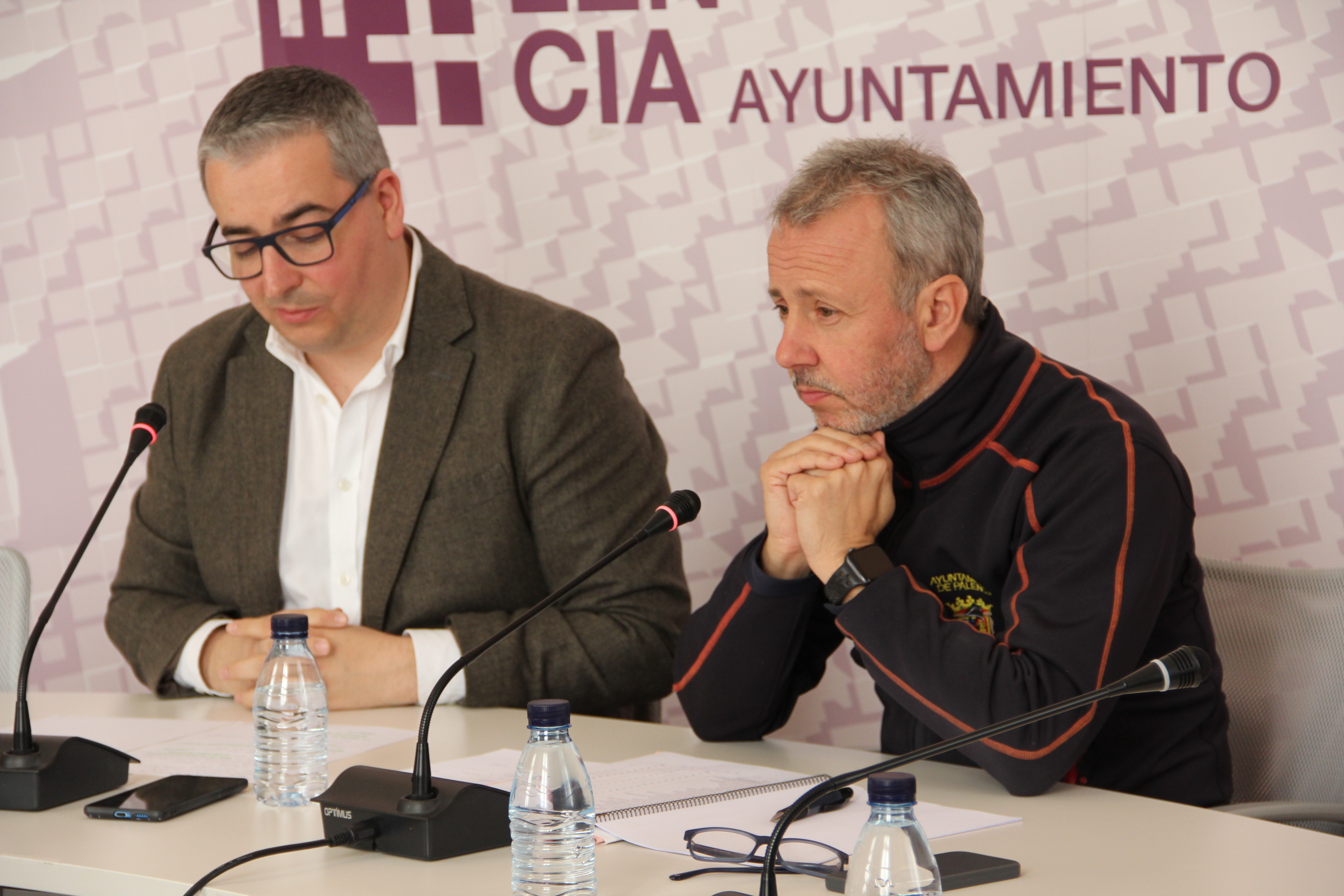 Antonio Casas y Javier Villena en la rueda de prensa. 