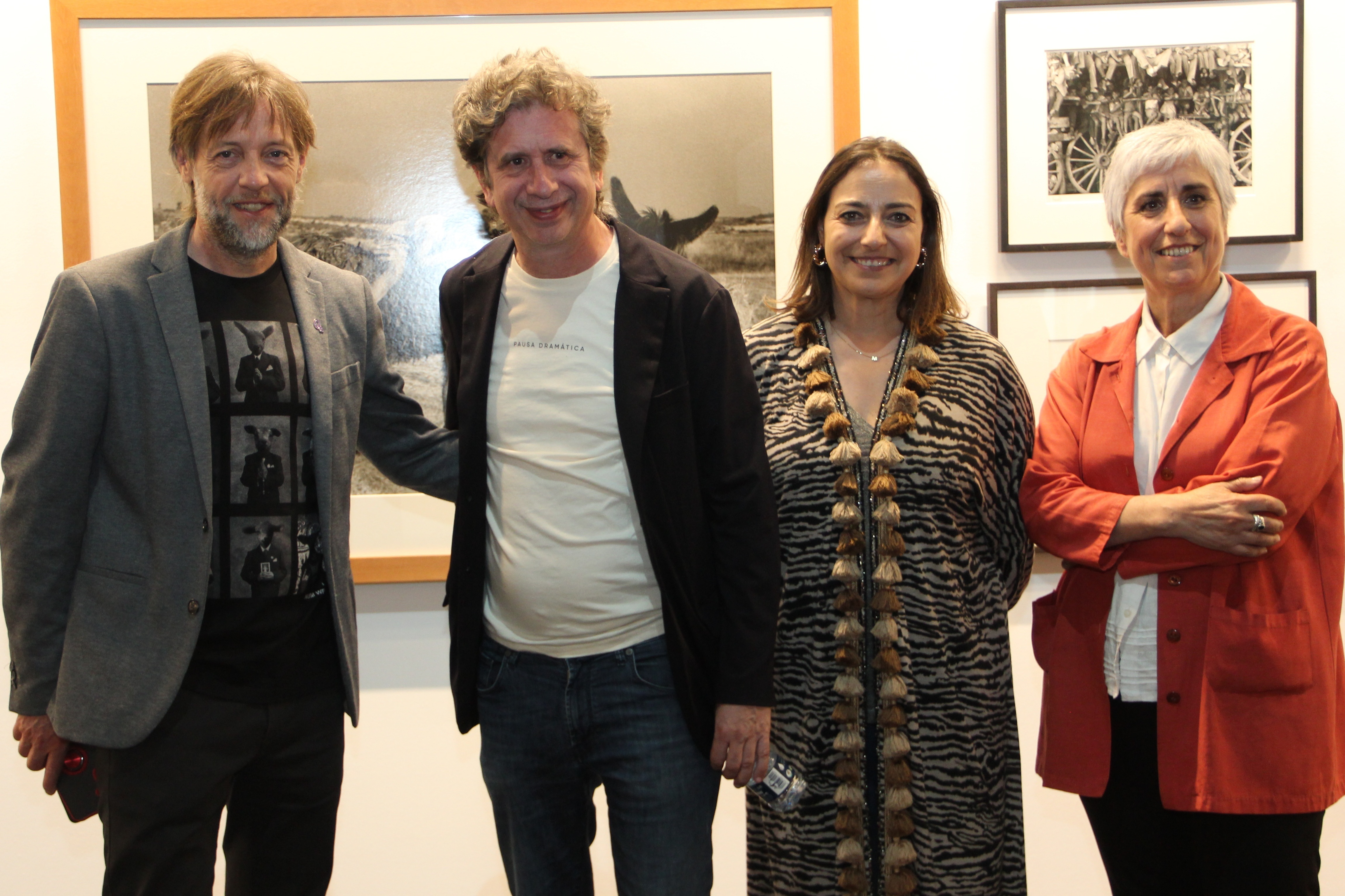 La alcaldesa de Palencia, Miriam Andrés y el concejal de Cultura, Francisco Fernández, han acompañado al actor.