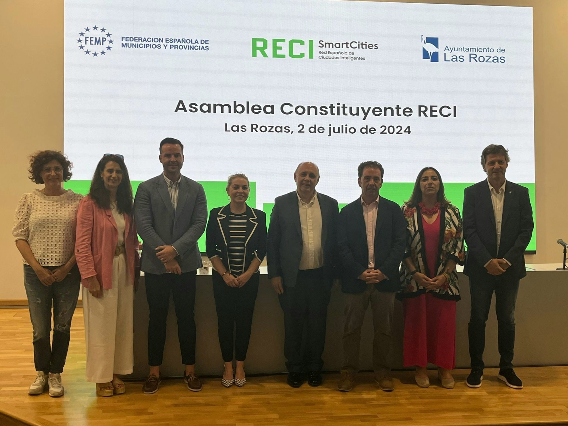 La edil participó en la asamblea constituyente de la red celebrada en Las Rozas.