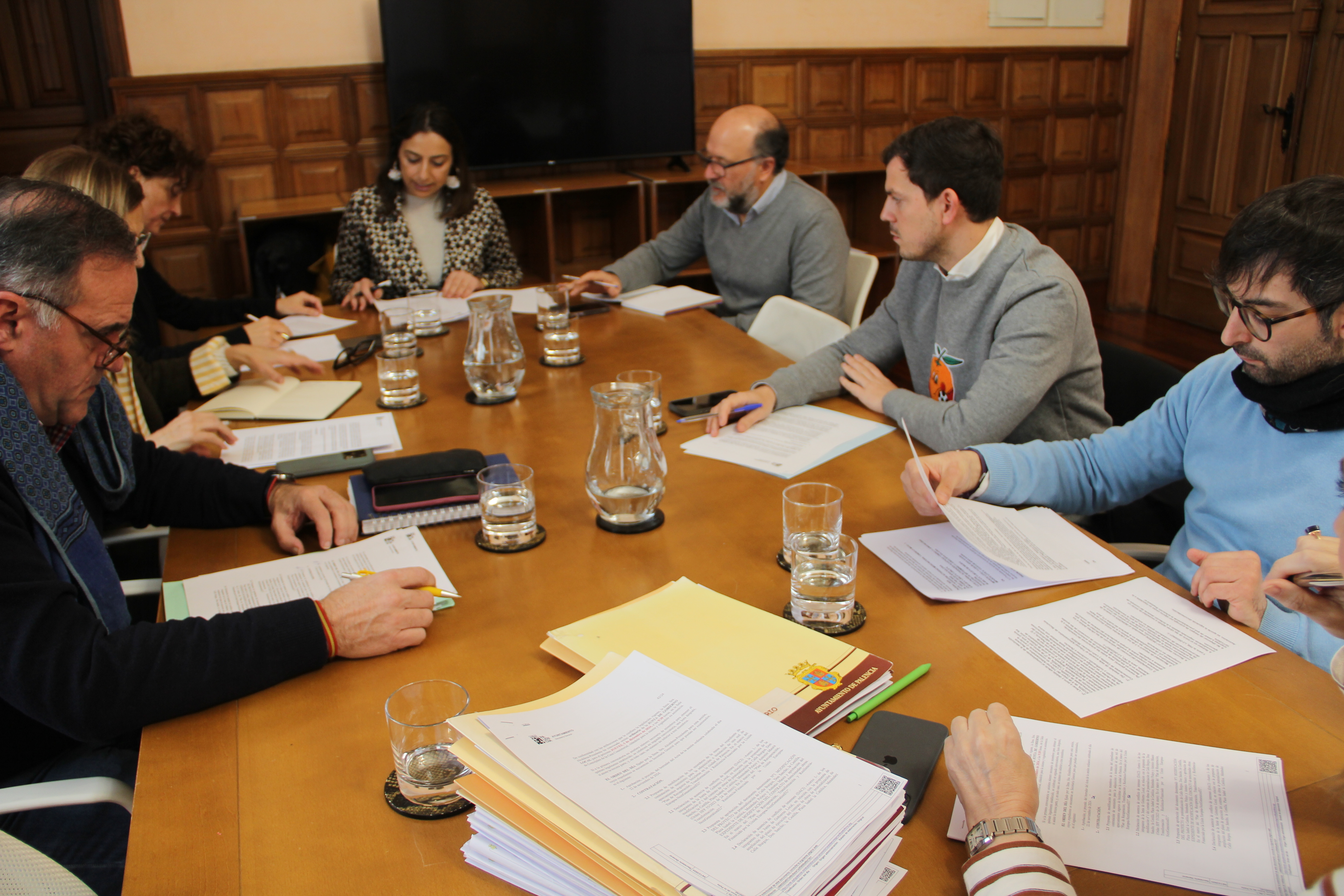 Un momento de la Junta de Gobierno Local. 