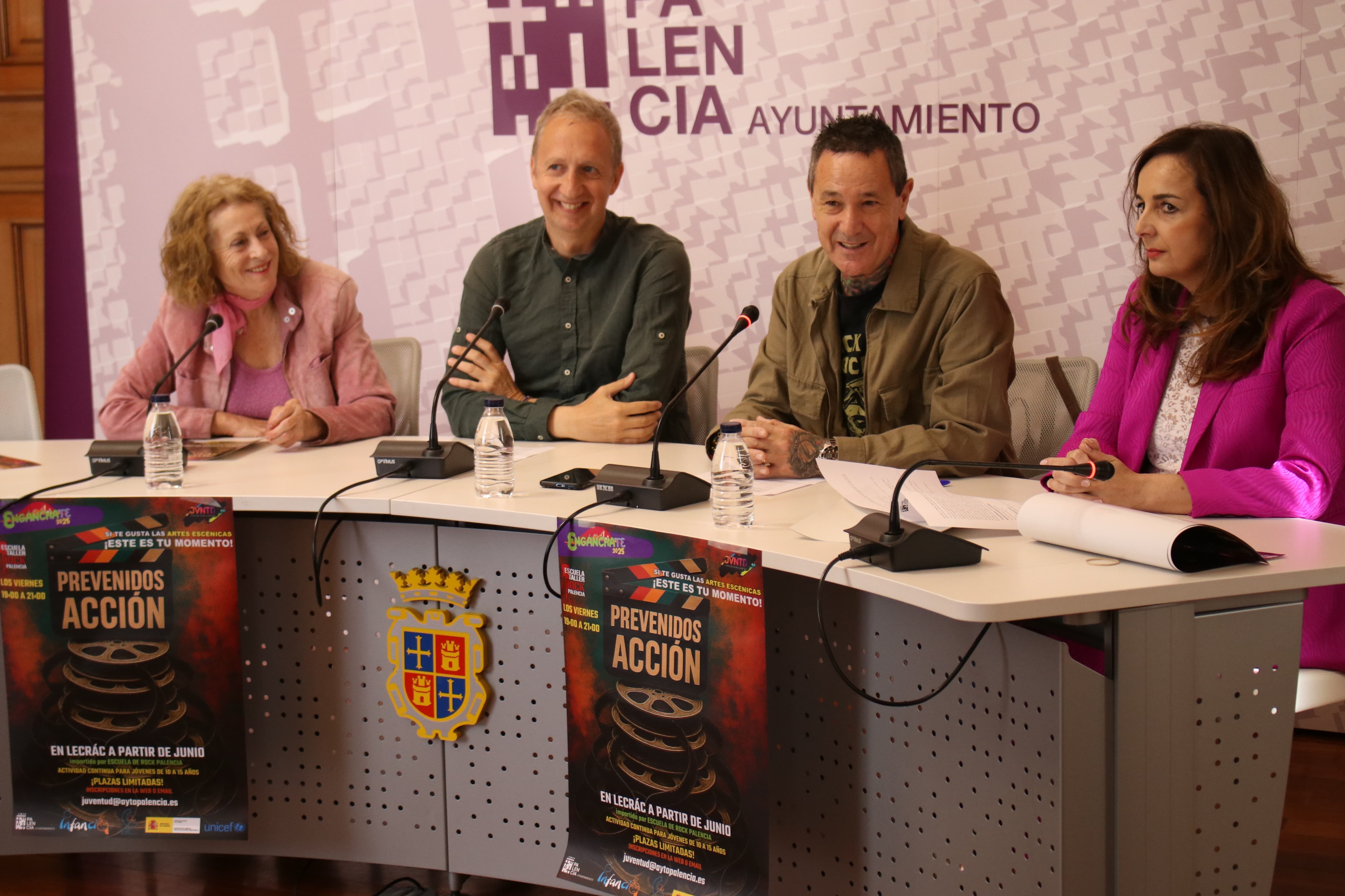 Dentro del programa ‘Engánchate’ de la Concejalía de Juventud del Ayuntamiento e impartido por la Escuela de Rock de Palencia, se desarrollará todos los viernes y sábados a partir del mes de junio, en horario de 19 a 21:30 horas 
