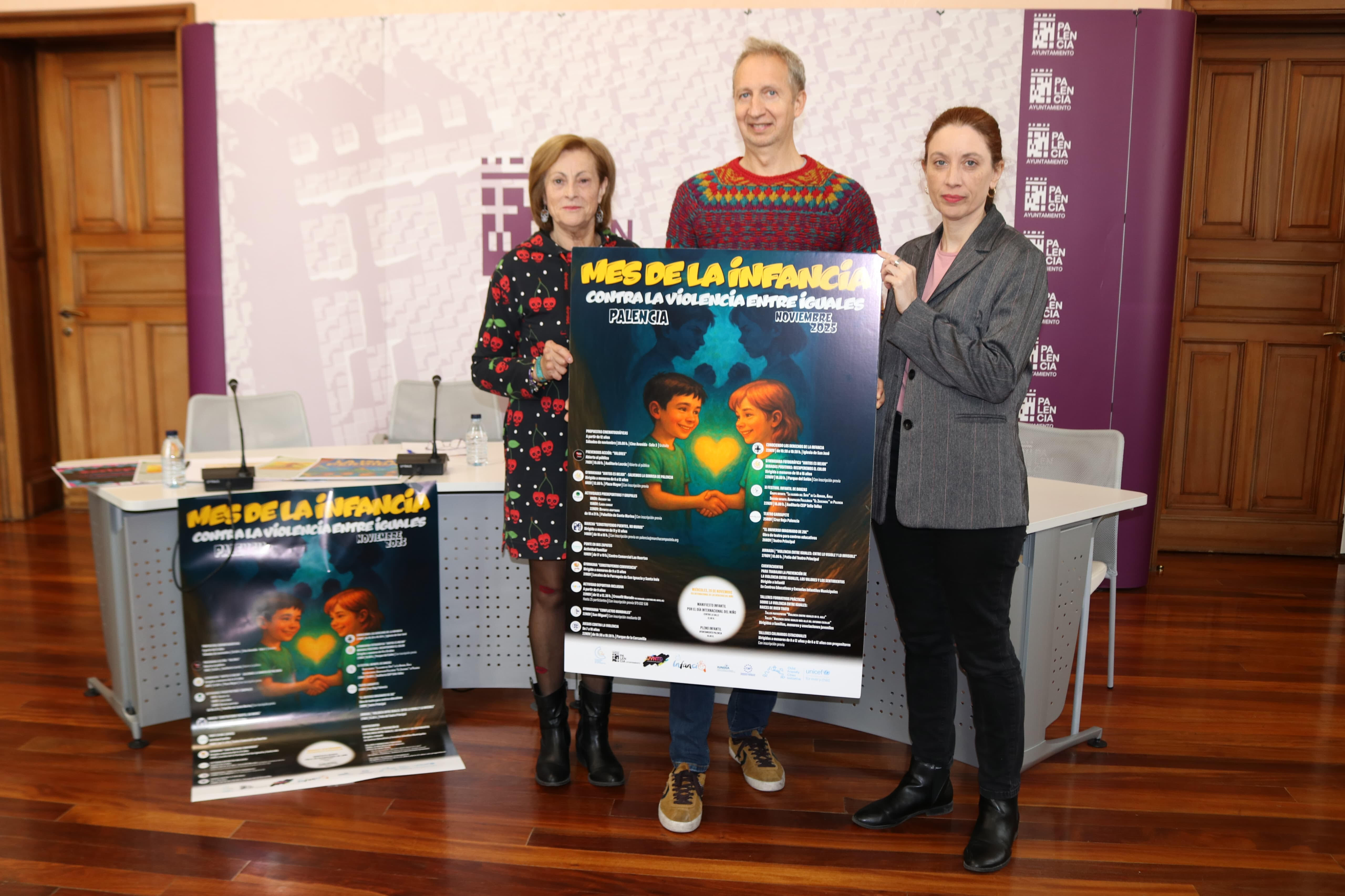 Una vez más, destaca la celebración del Pleno Infantil el 20 de noviembre a las 18:00 horas en el salón de plenos del Ayuntamiento y la lectura del Manifiesto Infantil, en esta ocasión, en el centro escolar La Salle