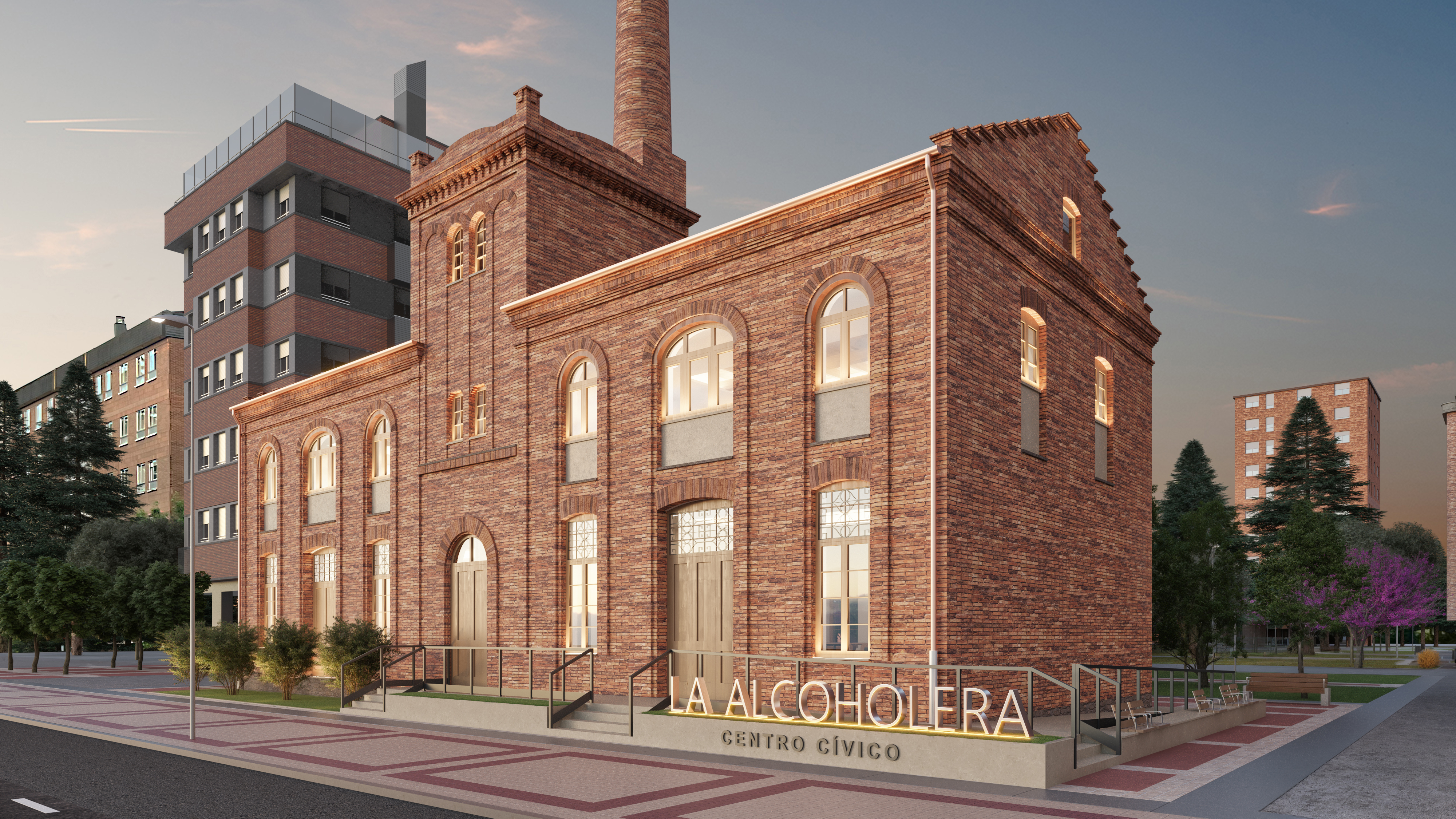 La edificación, que cuenta con tres plantas y 600 m2 útiles, acogerá dos salas de estudio con capacidad para 150 personas, una biblioteca y un espacio polivalente