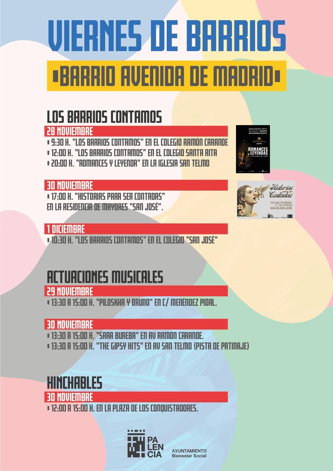 Se llevarán a cabo actividades comunitarias en centros educativos y asistenciales, templos, espacios públicos y asociación de vecinos, para fortalecer el tejido social del barrio.