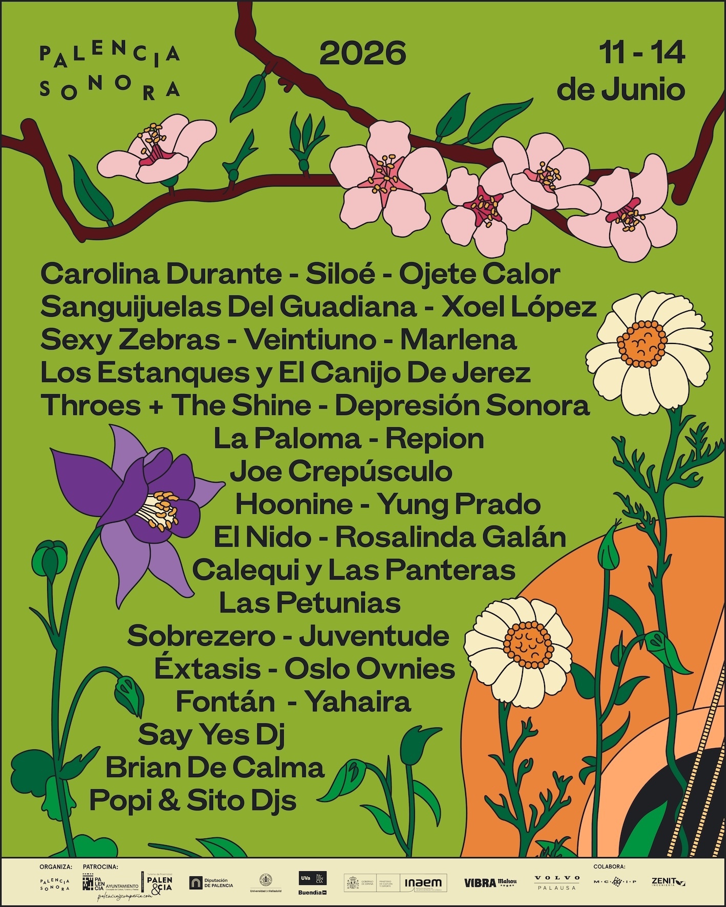 Sexy Zebras, Veintiuno y Marlena son otras de las bandas que figuran entre las confirmaciones anunciadas por el festival, que se celebrará en Palencia entre los días 11 y 14 de junio.