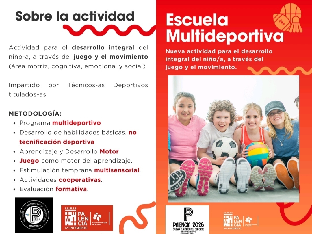 Dirigida a niños nacidos en 2017/2018 y 2019, se desarrollará en el Complejo Deportivo de Eras de Santa Marina las tardes de los sábados entre el 21 de febrero y el 30 de mayo.