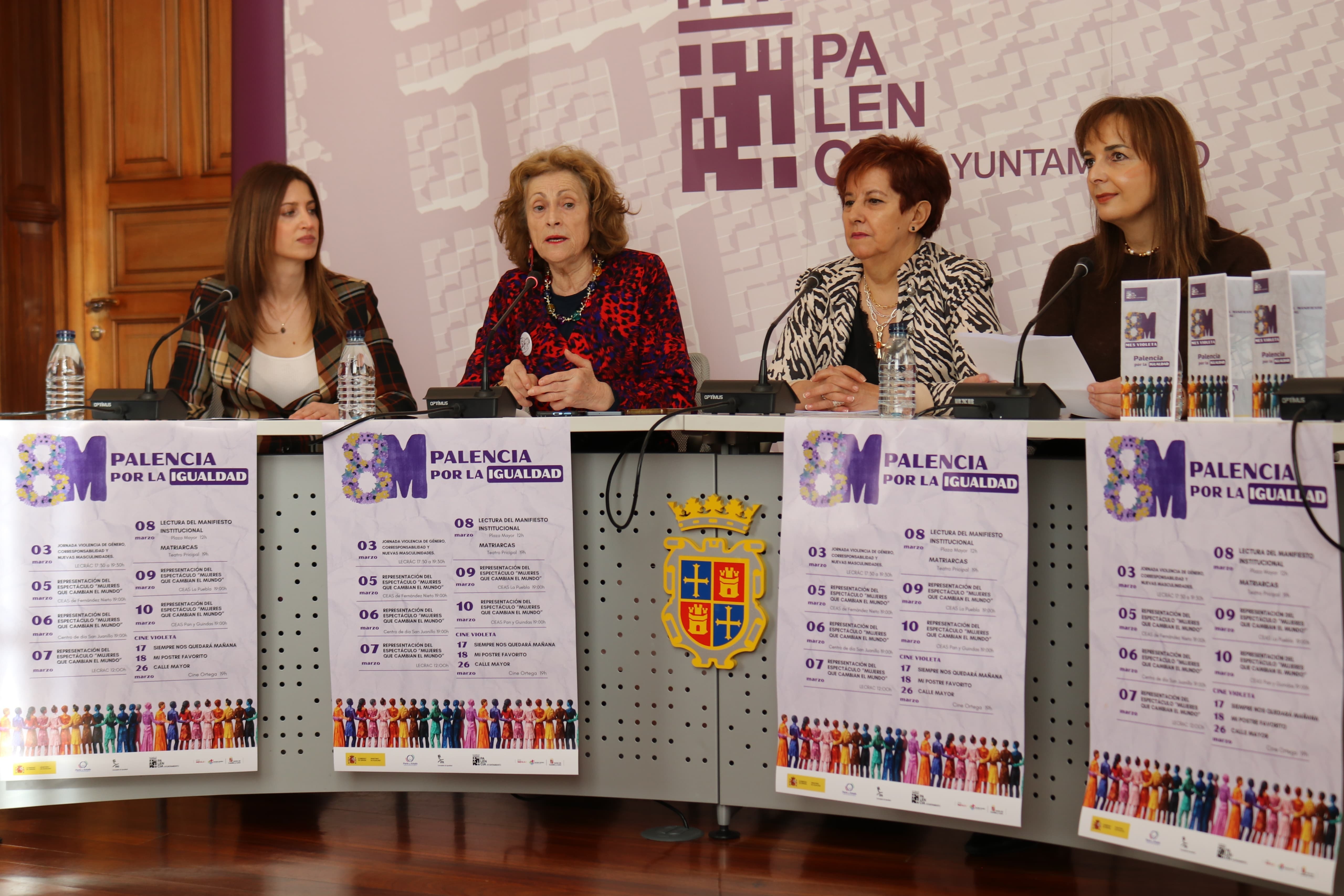 La lectura del manifiesto conmemorativo institucional se llevará a cabo a las 12:00 h en la Plaza Mayor. Por la tarde, el Teatro Principal acogerá la obra teatral ‘Matriarcas’.