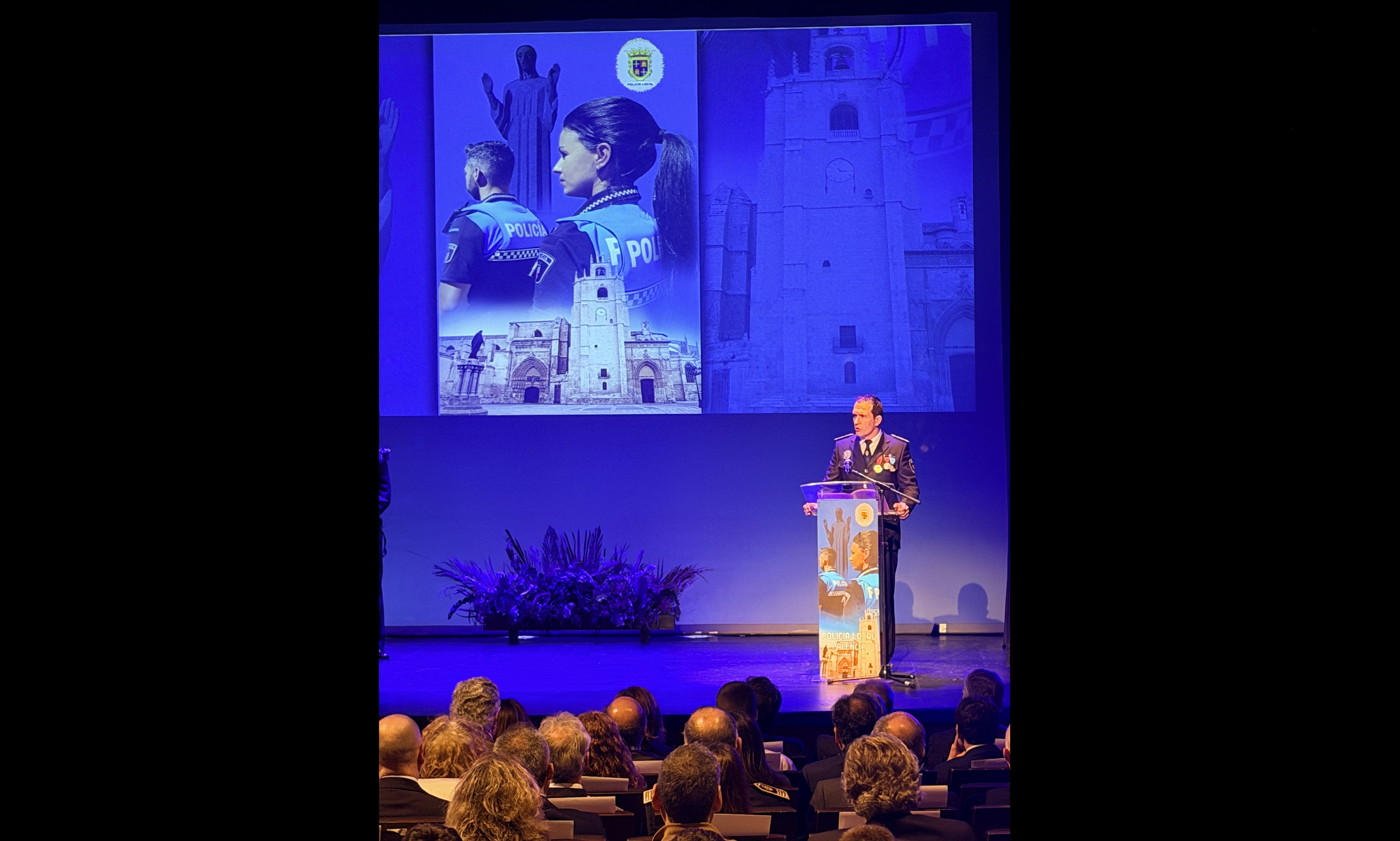 foto discurso Jefe Policía Local Palencia