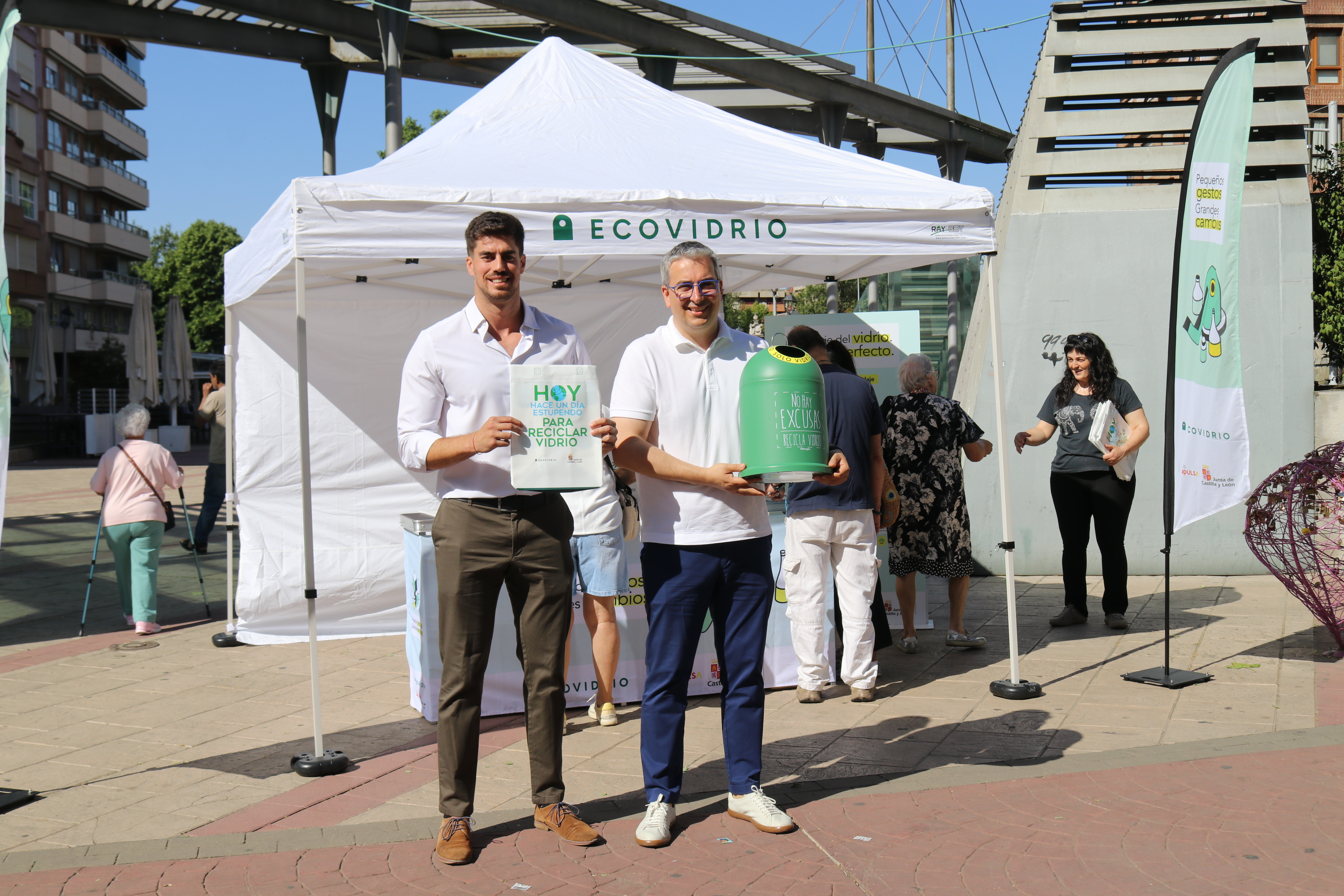 Se instalarán espacios informativos en diferentes municipios donde se repartirán bolsas de reciclaje y se resolverán dudas sobre el reciclaje de vidrio.