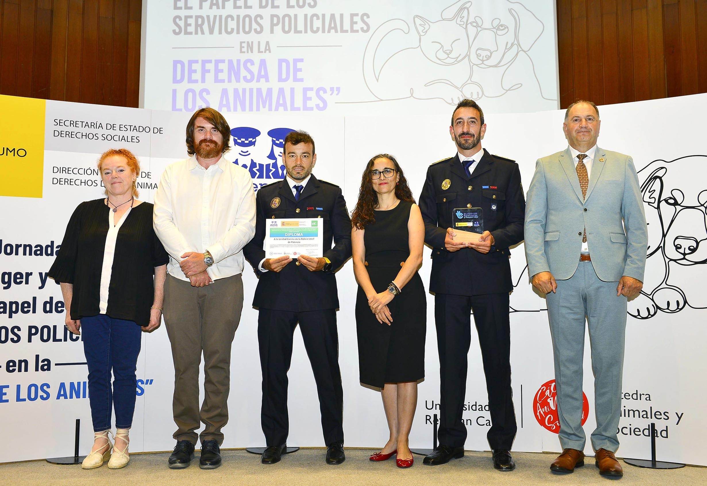 El reconocimiento a la UICAN fue entregado en Madrid, durante los VII Galardones a los Servicios Policiales por la Protección de los Animales que organiza Unijepol