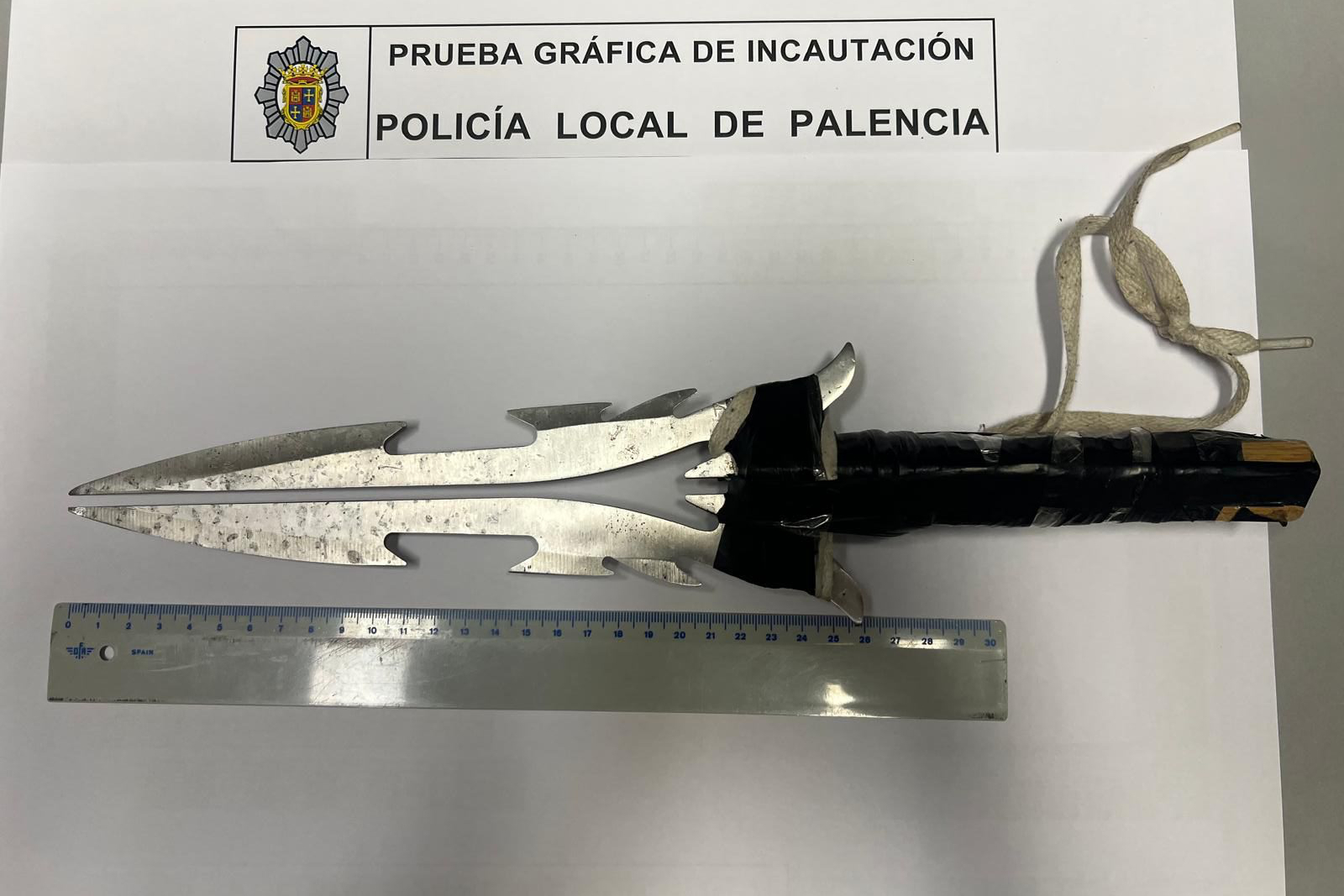 Arma blanca incautada