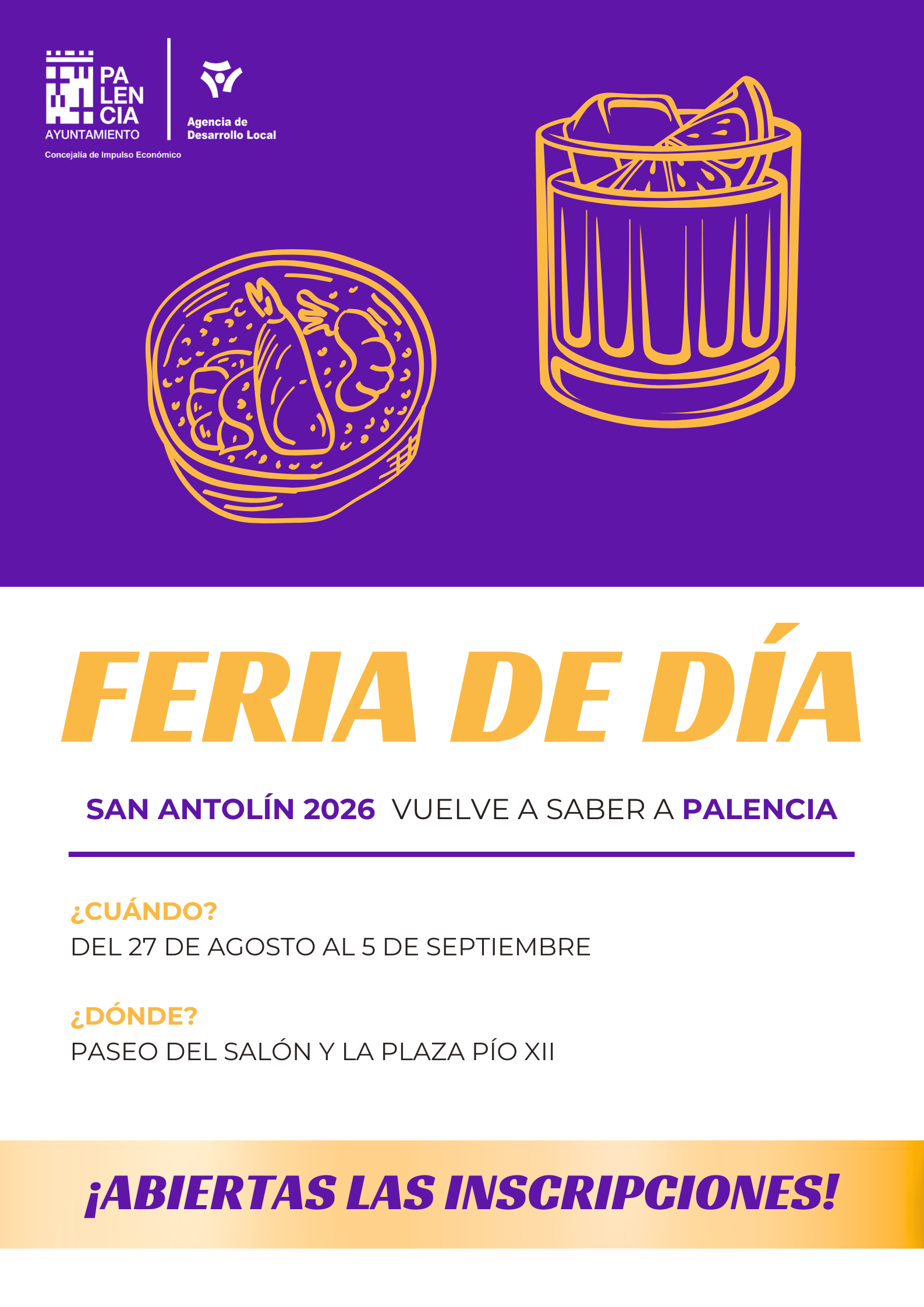 La gran cita gastronómica de San Antolín consolida su presencia del 27 de agosto al 5 de septiembre, manteniendo el paseo del Salón y la plaza Pío XII como escenarios principales.