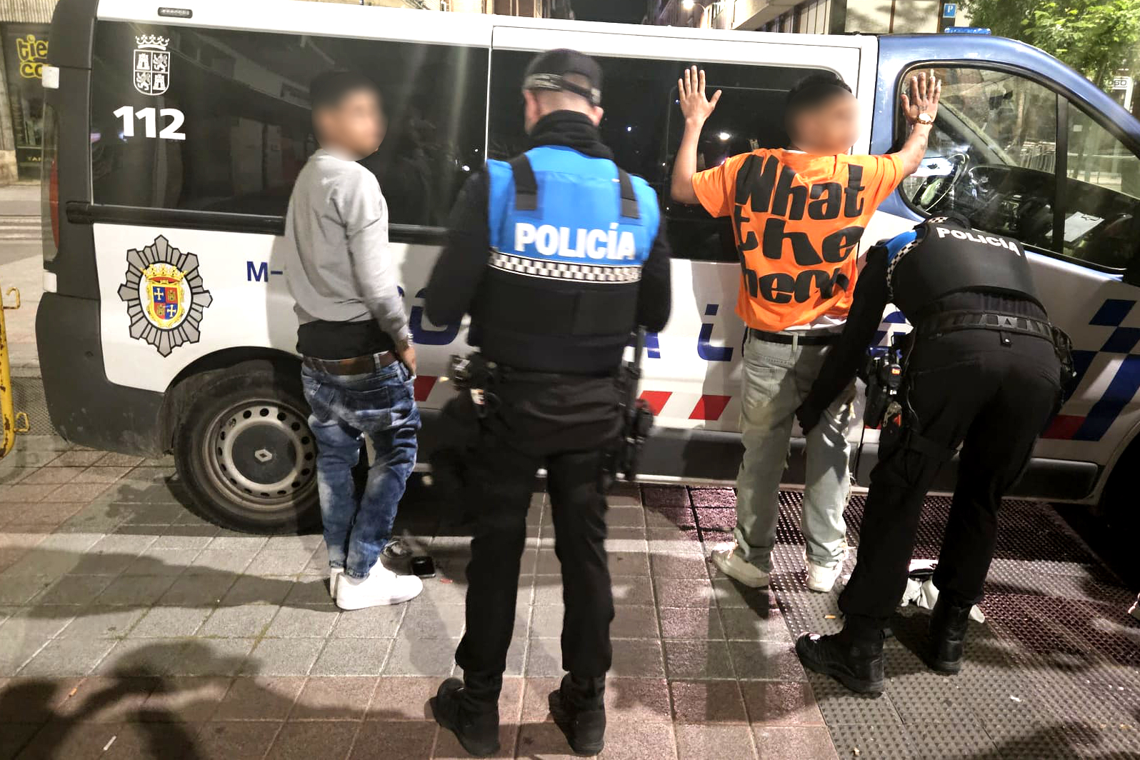 Cacheo en Rizarzuela