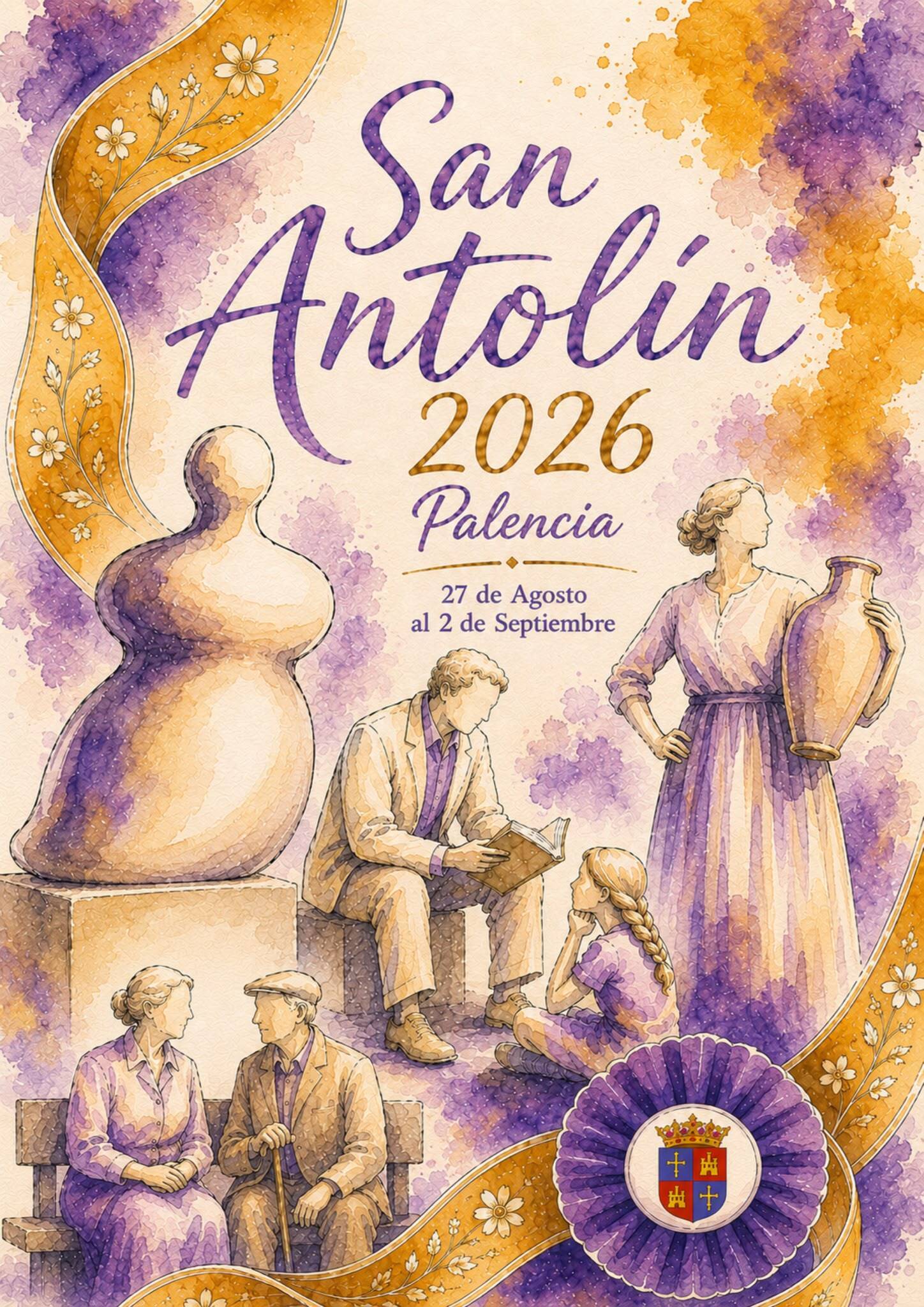 La obra de Carolina Fernández Calvo será la imagen oficial de las fiestas patronales y rinde homenaje al patrimonio artístico y humano de la ciudad.