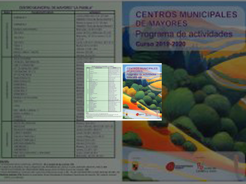 Imagen El próximo martes 4 de junio se abre el plazo de inscripción para el Curso 2019/2020 de las Aulas de Mayores