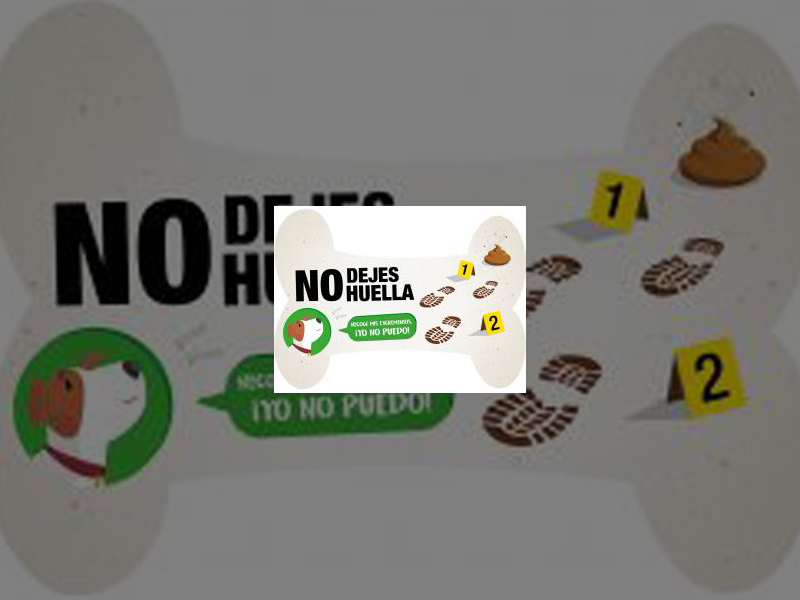 Imagen El Ayuntamiento organiza la campaña &#039;No dejes huella&#039; para recordar a los propietarios de animales de compañía los derechos y deberes establecidos en la ordenanza municipal