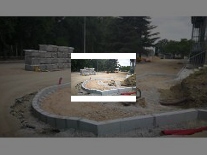 Imagen Las obras de ampliación del aparcamiento del Pabellón Municipal de los Deportes van a muy buen ritmo