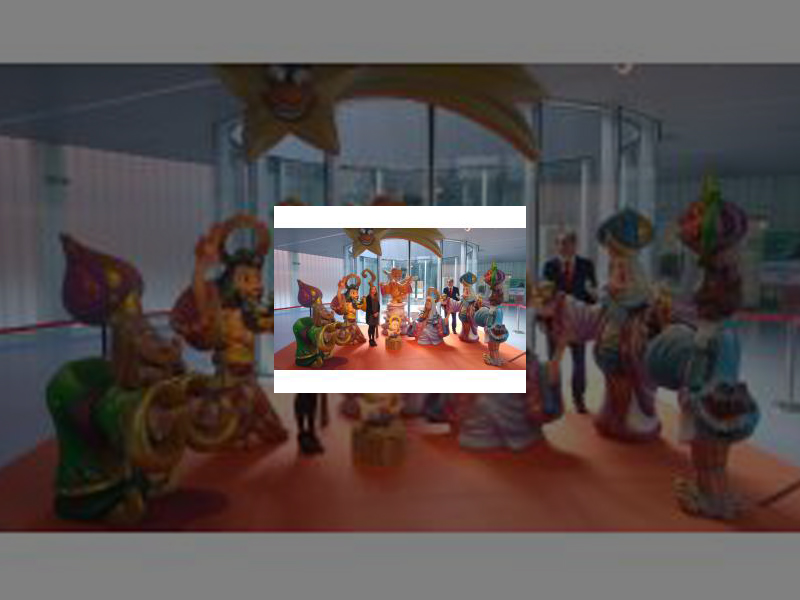 Imagen El Centro Cultural Lecrác acoge un original belén de ninots gracias a la colaboración de Ayuntamiento y Fundación Educa