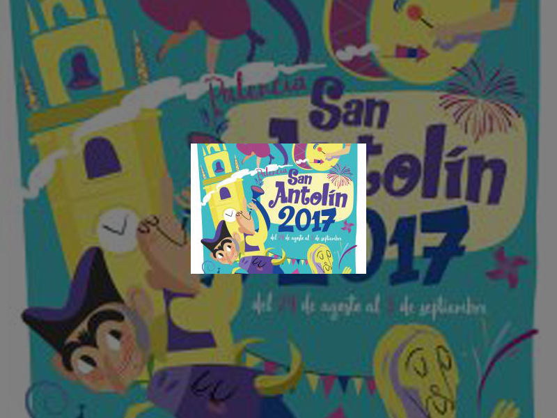 Imagen El diseño &#039;La fiesta en la calle&#039; del madrileño Diego Pérez-Medel se ha alzado como ganador del Concurso de Carteles de San Antolín 2017