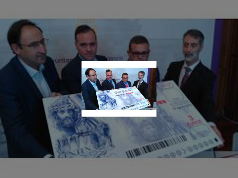 Imagen La imagen de Jesús Nazareno &#039;El Viejo&#039; protagonizará el décimo de lotería nacional correspondiente al sorteo del próximo 10 de agosto