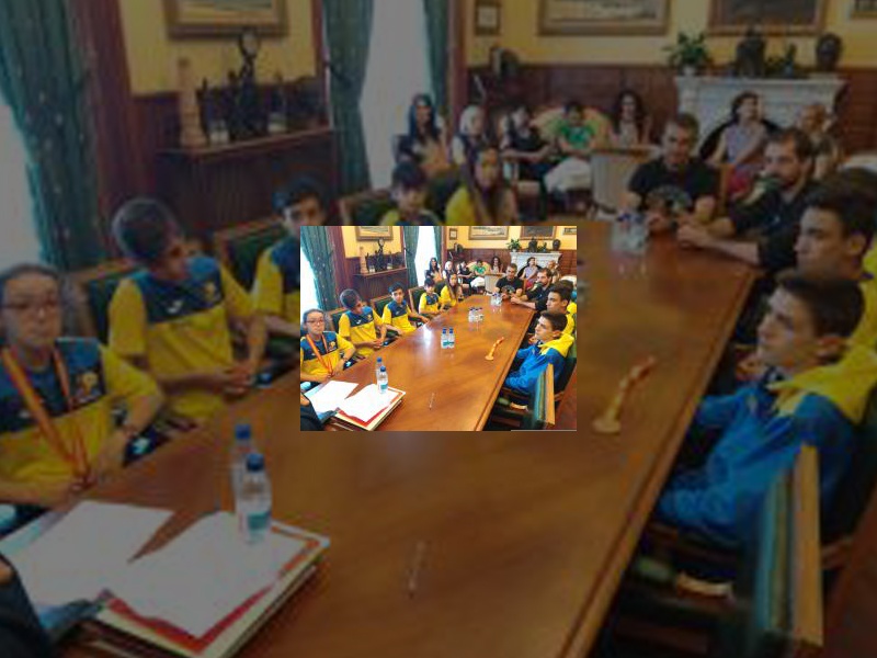 Imagen El Alcalde recibió a los integrantes del Judo Club Palencia que acudieron al Campeonato de España en Edad Escolar cosechando tres bronces