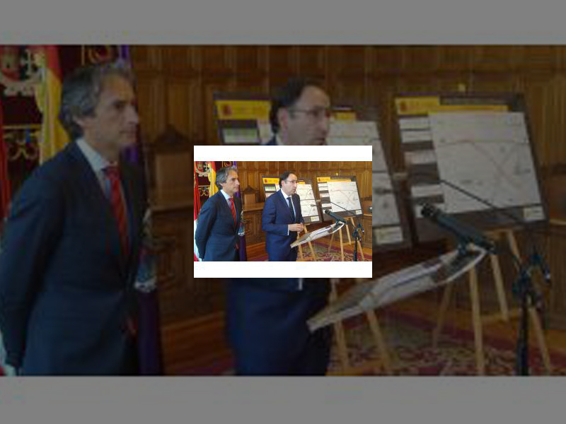 Imagen El ministro de Fomento presenta el documento de estudio del nuevo acceso a Palencia desde la A-67