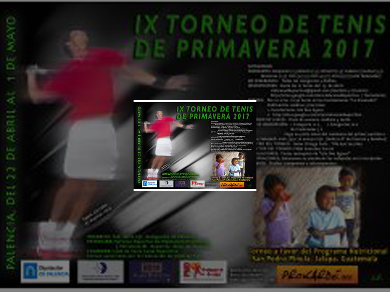 Imagen Las pistas de Islas Dos Aguas acogerán el IX Torneo de Tenis de Primavera los fines de semana comprendidos entre el 22 de abril y el 1 de mayo 