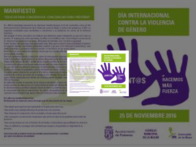 Imagen Ayuntamiento y Diputación vuelven a unir fuerzas para mostrar su repulsa a la  Violencia de Género