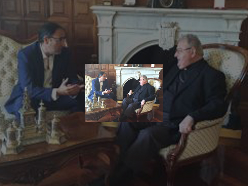 Imagen El Alcalde desea a D. Manuel Herrero “un feliz y fructífero Ministerio bendecido por el Cristo del Otero”