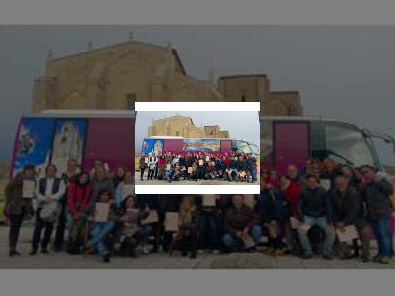 Imagen Un grupo de profesionales del sector ha comprobado de primera mano algunos de los recursos turísticos que ofrecen Palencia capital y provincia