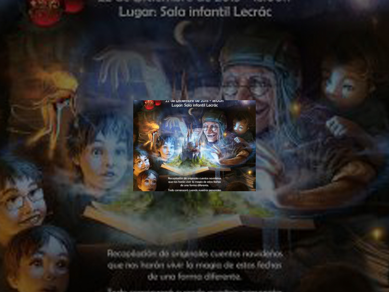 Imagen El Lecrác acoge el próximo martes 22 de diciembre a partir de las 18 horas el cuentacuentos &#039;Coctelera de cuentos de Navidad&#039; para niños de 3 a 8 años