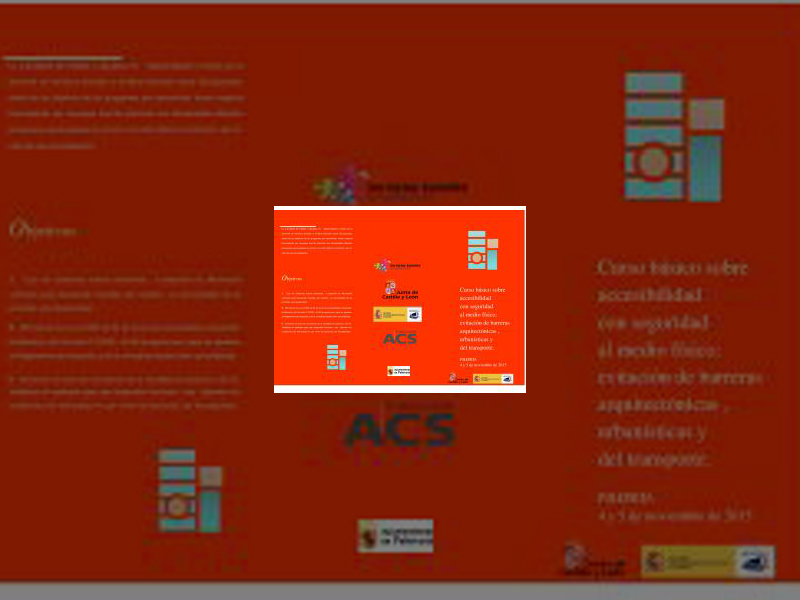 Imagen Ayuntamiento, Junta y Real Patronato sobre Discapacidad convocan un curso básico sobre &#039;Accesibilidad con seguridad al medio físico&#039;