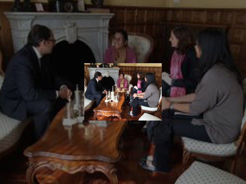 Imagen El Alcalde​ asegura a las responsables de la Fundación Vicente Ferrer que el ​A​yuntamiento ​&quot;​siempre contribuirá a las causas solidarias&quot;​