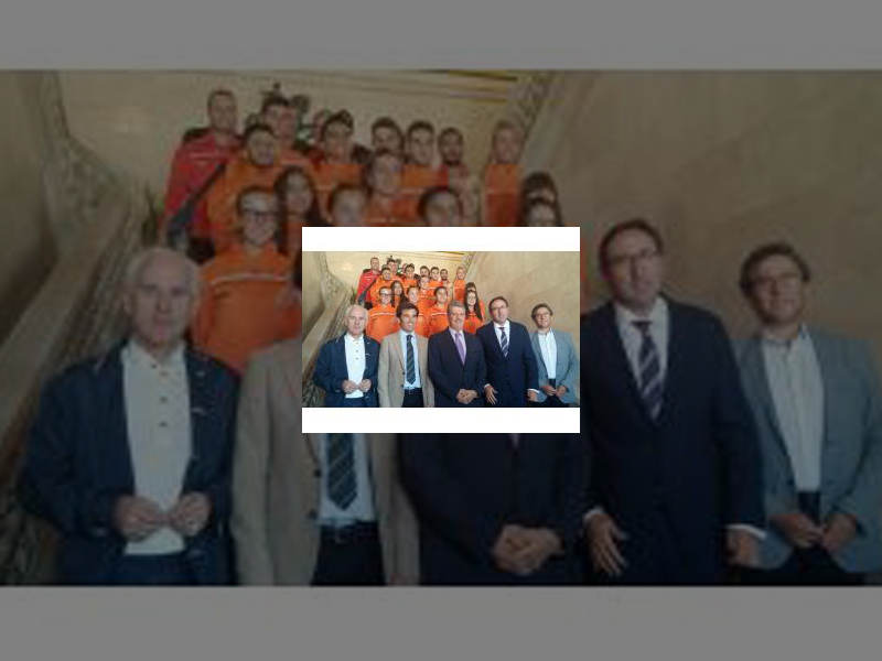 Imagen El Alcalde deseó suerte a los integrantes de la Selección Nacional SUB-22 que disputarán el Campeonato Mundial en Palencia del 5 al 12