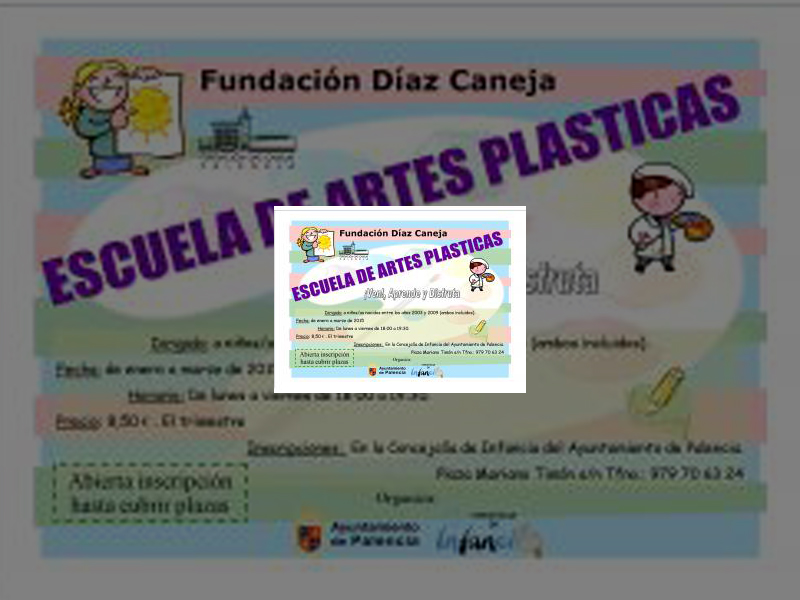 Imagen Abierto el plazo de inscripción para el II Taller de Artes Plásticas &#039;Juan Manuel Díaz Caneja&#039; que comenzará el próximo lunes 19 de enero