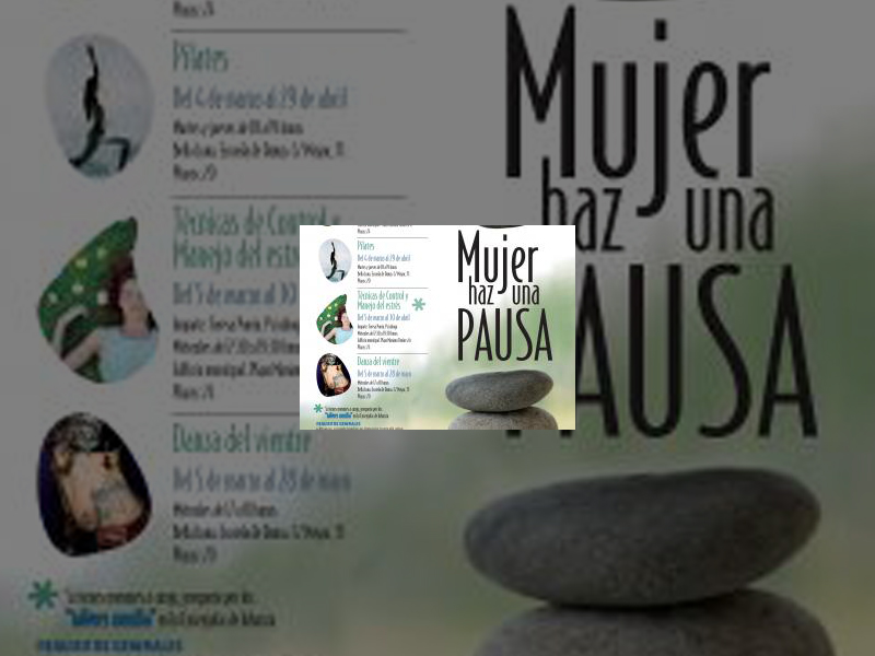 Imagen ​Aún quedan plazas libres en los talleres del programa Mujer haz una Pausa