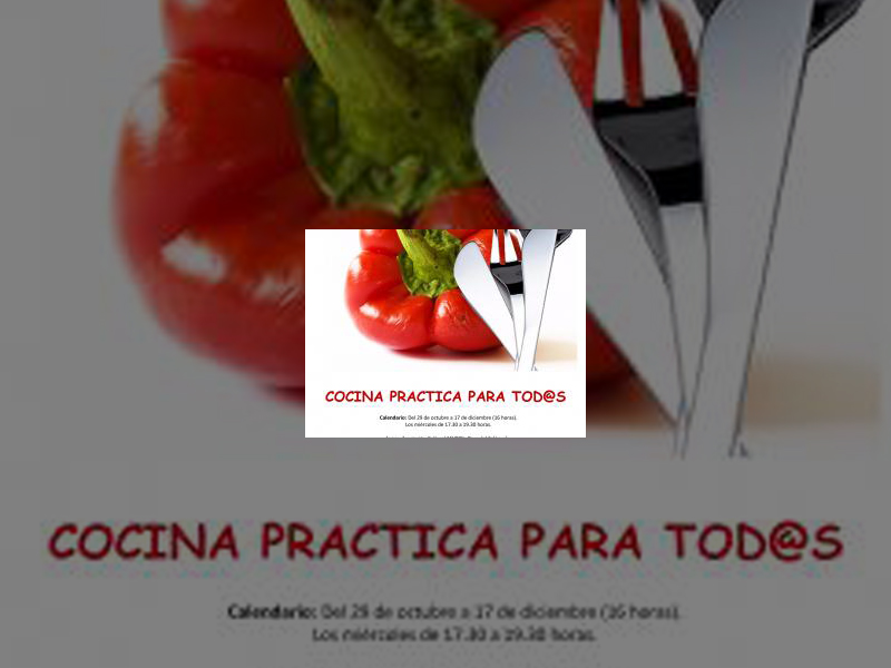 Imagen La Concejalía de Familia ofrece gratuitamente el curso &#039;Cocina práctica para todos&#039; a mayores de 18 años