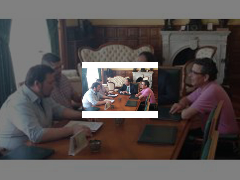 Imagen El Alcalde recibió al nuevo presidente del Palencia Rugby Club