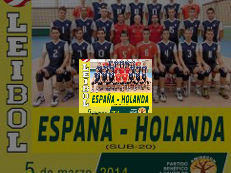 Imagen El Marta Domínguez acoge el próximo día 5 de marzo un partido de voleibol a beneficio de AMIDECON entre España y Holanda Sub-20