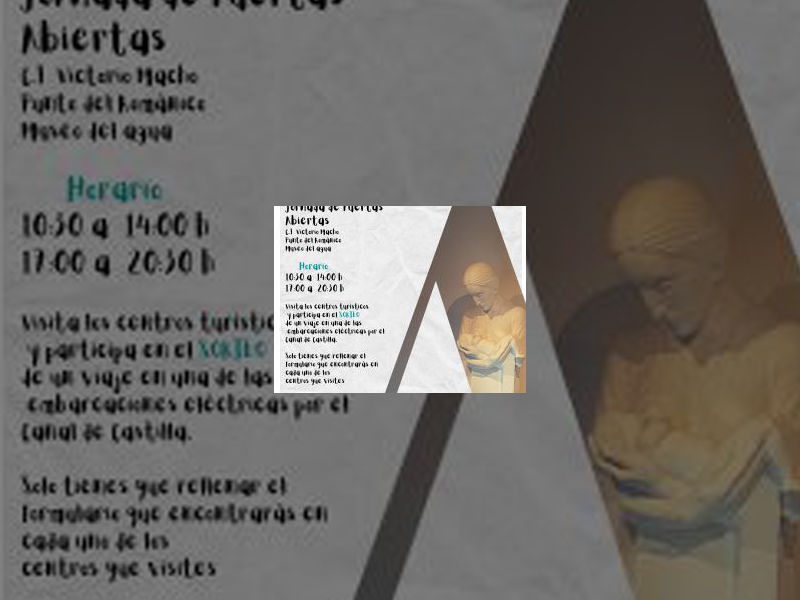 Imagen El Ayuntamiento se une al Día Internacional de los Museos abriendo todos los centros turísticos municipales y con el sorteo de paseos exclusivos en barca por el Canal de Castilla