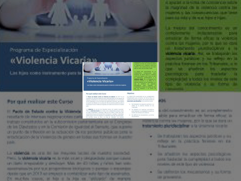 Imagen La Concejalía de la Mujer organiza un curso formativo sobre &#039;Violencia vicaria&#039; para profesionales del ámbito sufragado con cargo al Pacto de Estado contra la Violencia de Género
