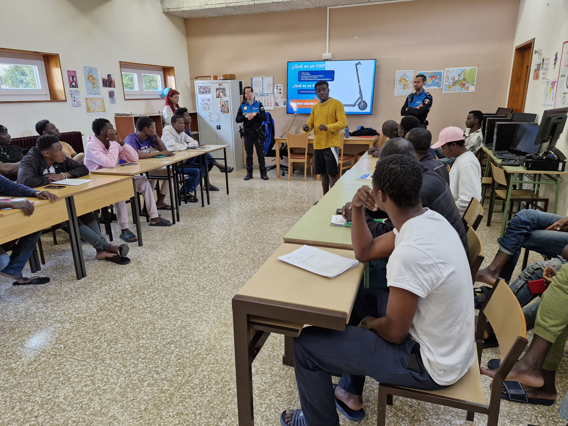 Charla VMP con extranjeros