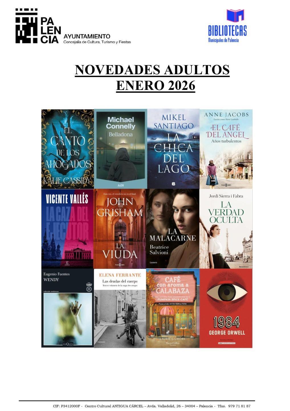 novedades adulto enero