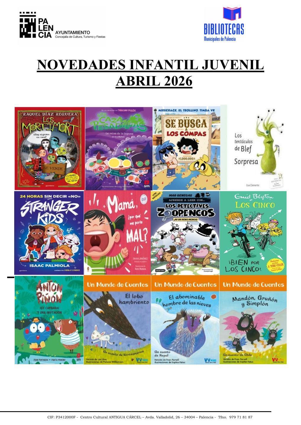 novedades infantil abril