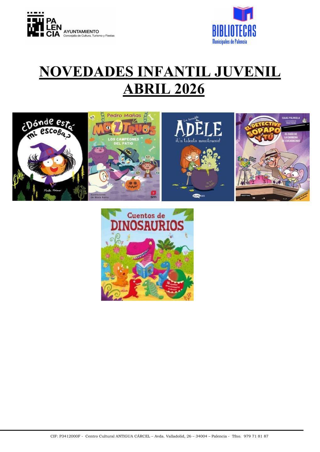 novedades infantil abril 1
