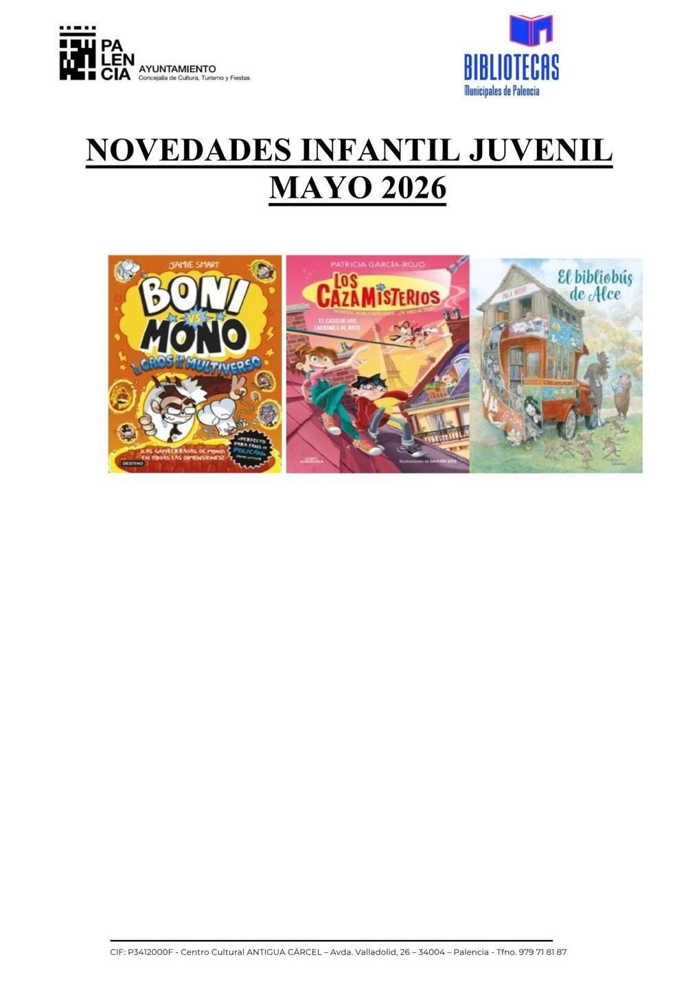 Novedades infantil mayo 2