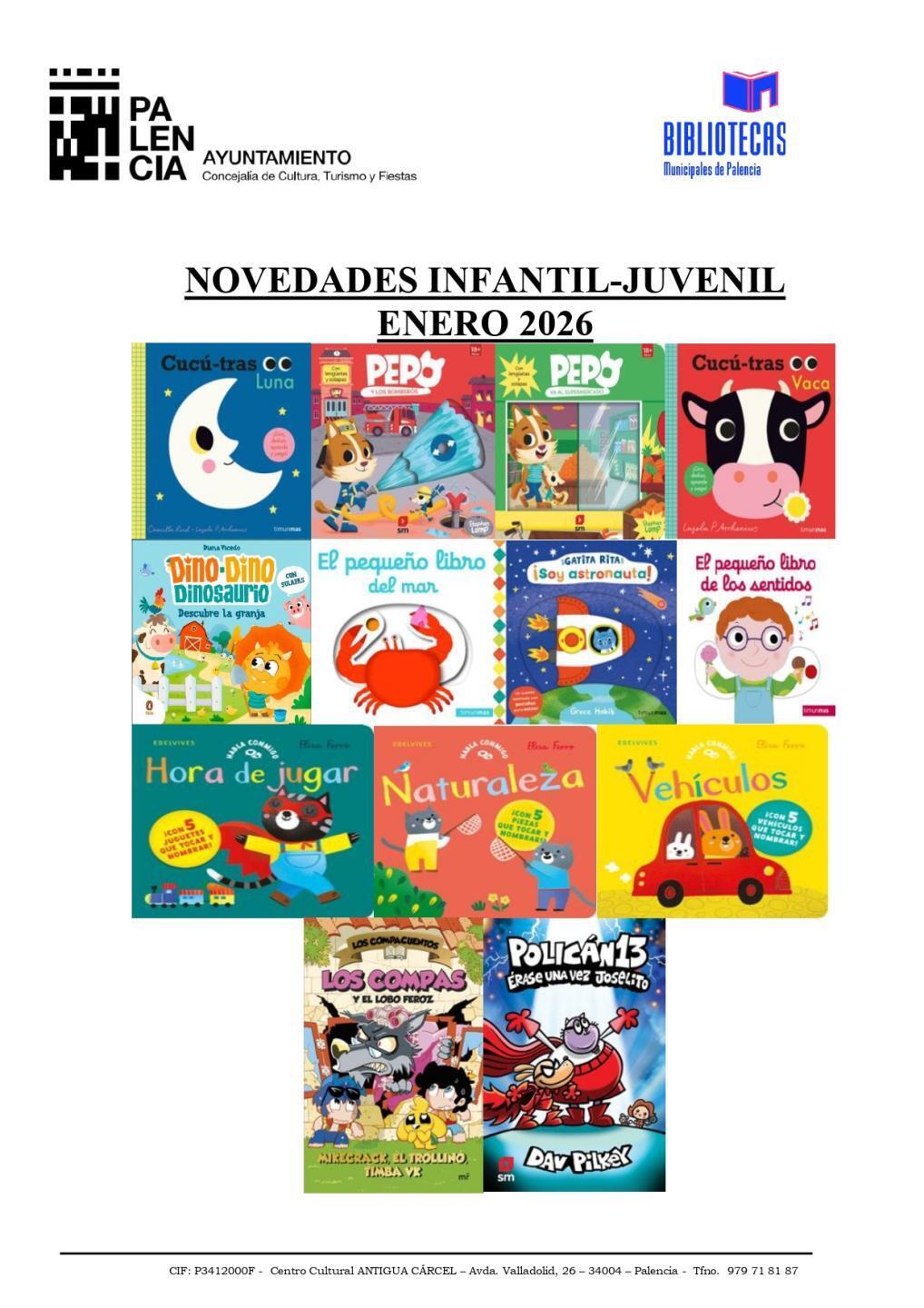 novedades infantil enero