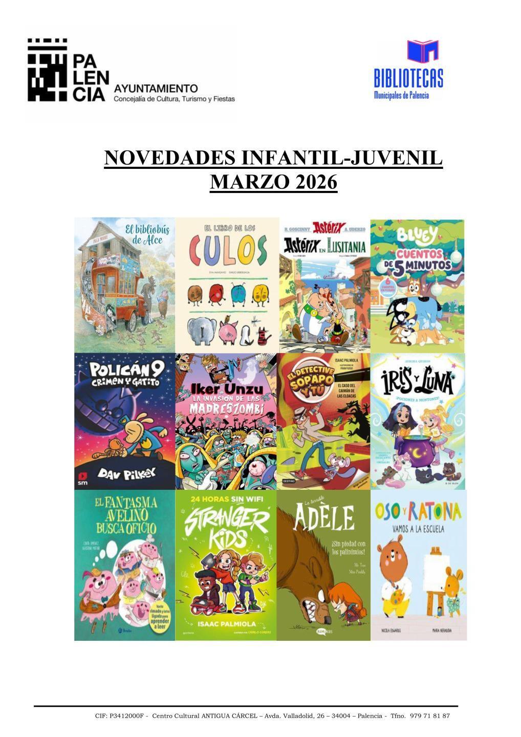 Novedades infantil marzo